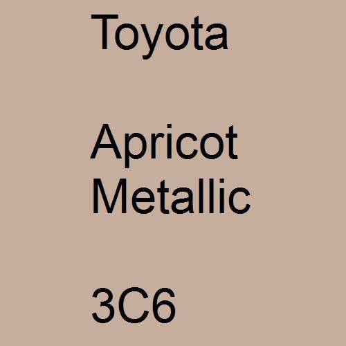 Toyota, Apricot Metallic, 3C6.